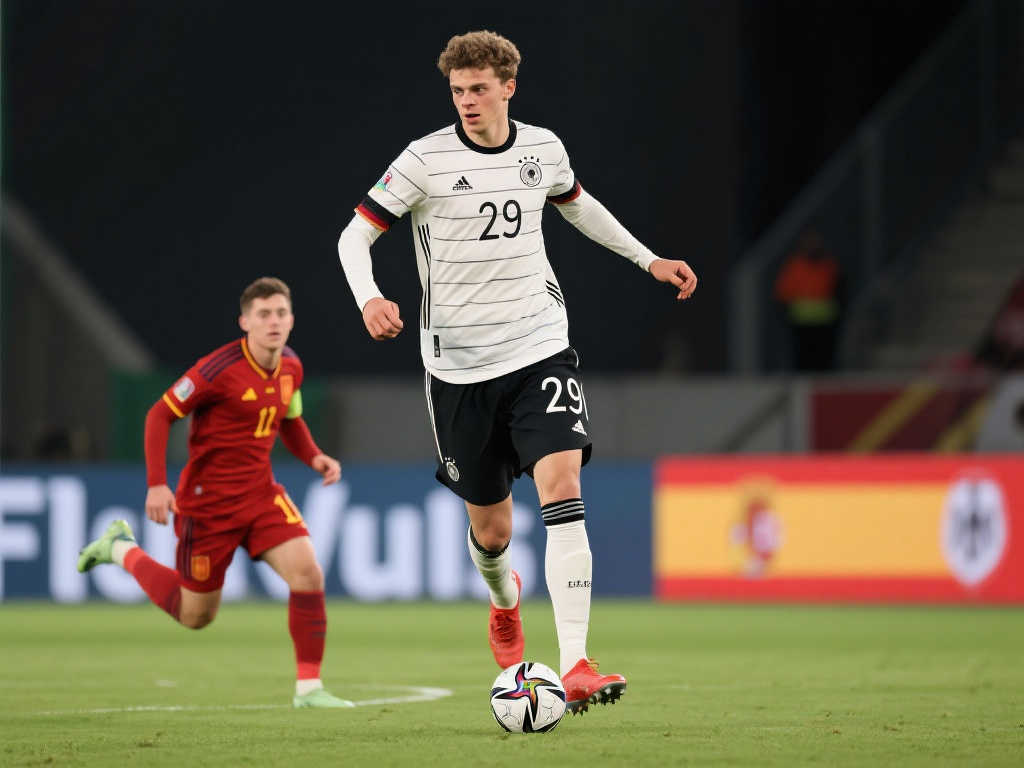 2米梅西”惊艳全场，德国U21队无惧西班牙！