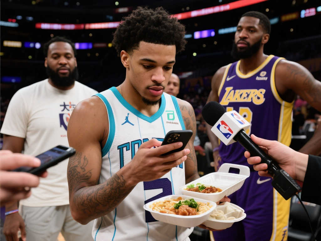 怕客场食物有毒？哈特赛后采访时点外卖 大头无奈摇头